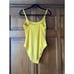 NWT Andie x Mindy Women's The Amalfi One Piece Swimsuit Daffodil Yellow Size ST