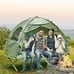 Portable 1 Person Raised Camping Tent Cot Combination for Fishing and Hunting