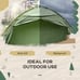 Portable 1 Person Raised Camping Tent Cot Combination for Fishing and Hunting