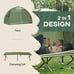 Portable 1 Person Raised Camping Tent Cot Combination for Fishing and Hunting