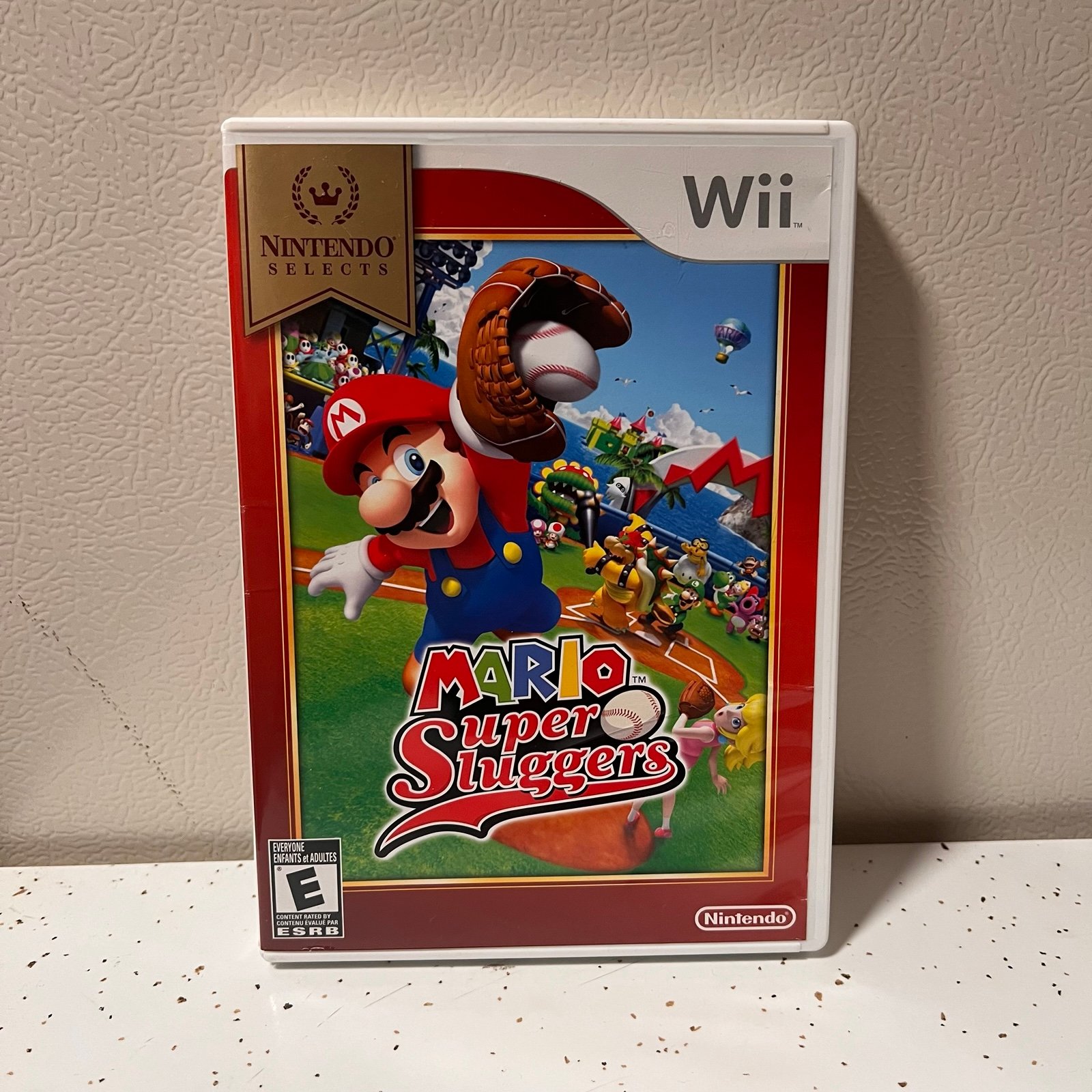 Mario Super Sluggers Nintendo Selects (Nintendo Wii 2008) CIB with Manual