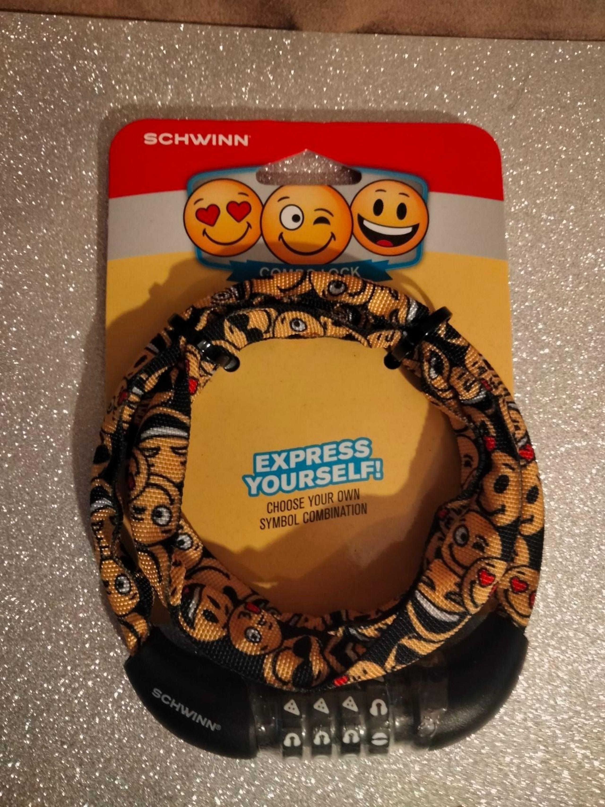 Schwinn emoji bike lock
