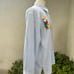 Vintage kitsch shirt blouse embroidered birds Sz Large by Mili Designs