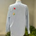 Vintage kitsch shirt blouse embroidered birds Sz Large by Mili Designs