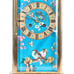 French cloisonne dial crystal regulator clock @ 1890 Original Rare