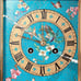 French cloisonne dial crystal regulator clock @ 1890 Original Rare