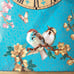 French cloisonne dial crystal regulator clock @ 1890 Original Rare