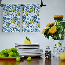 NEW! Set Of 2 Italian Lemon Kitchen Towels