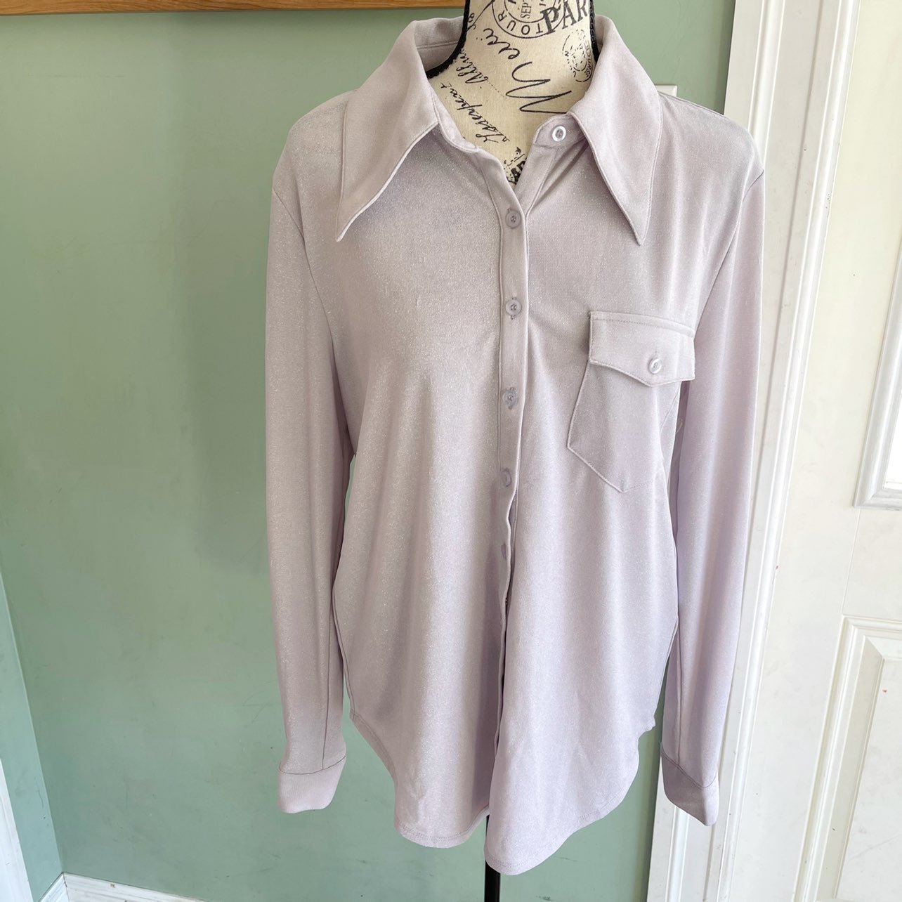 NWT Song Of Style Metallic Lavender Butt
