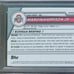 2023 MARVIN HARRISON JR Bowman 1st University Chrome REFRACTOR PSA 9 Rookie #100
