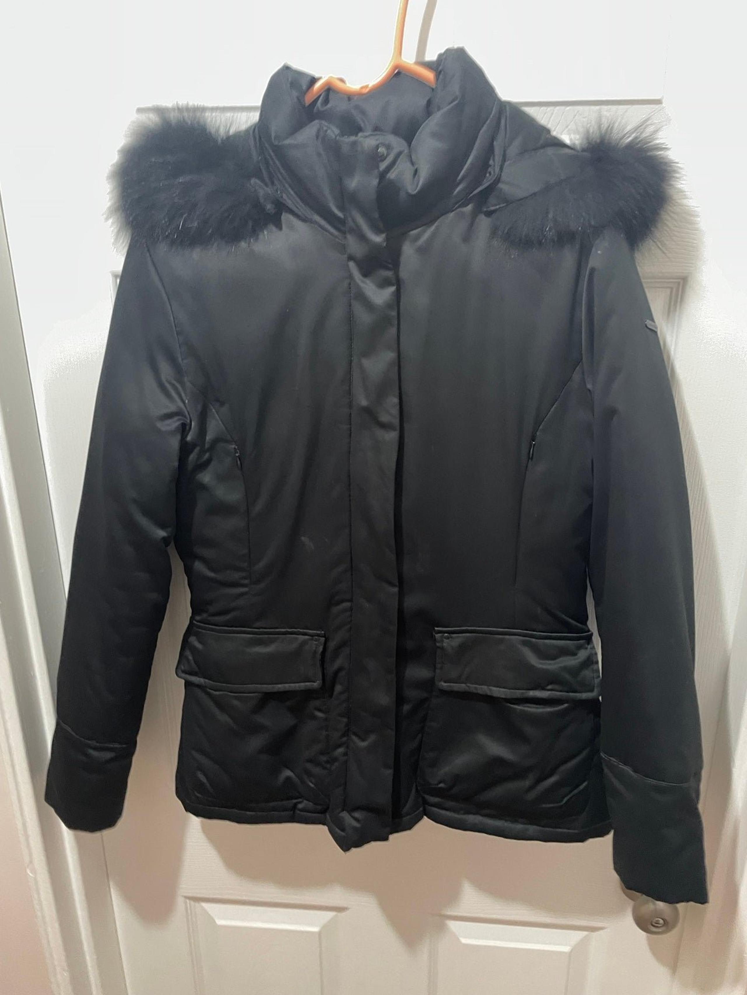 Black Womens winter coat - Size XS - Calvin Klein