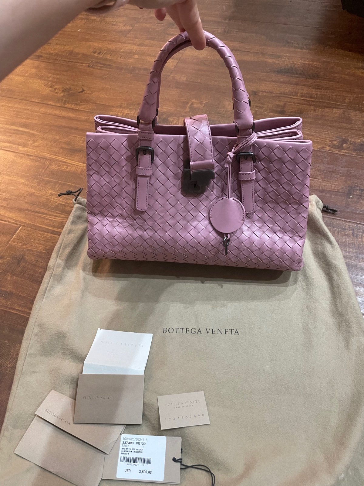 BV Bottega Veneta BRAND NEW Roma Bag Lavender