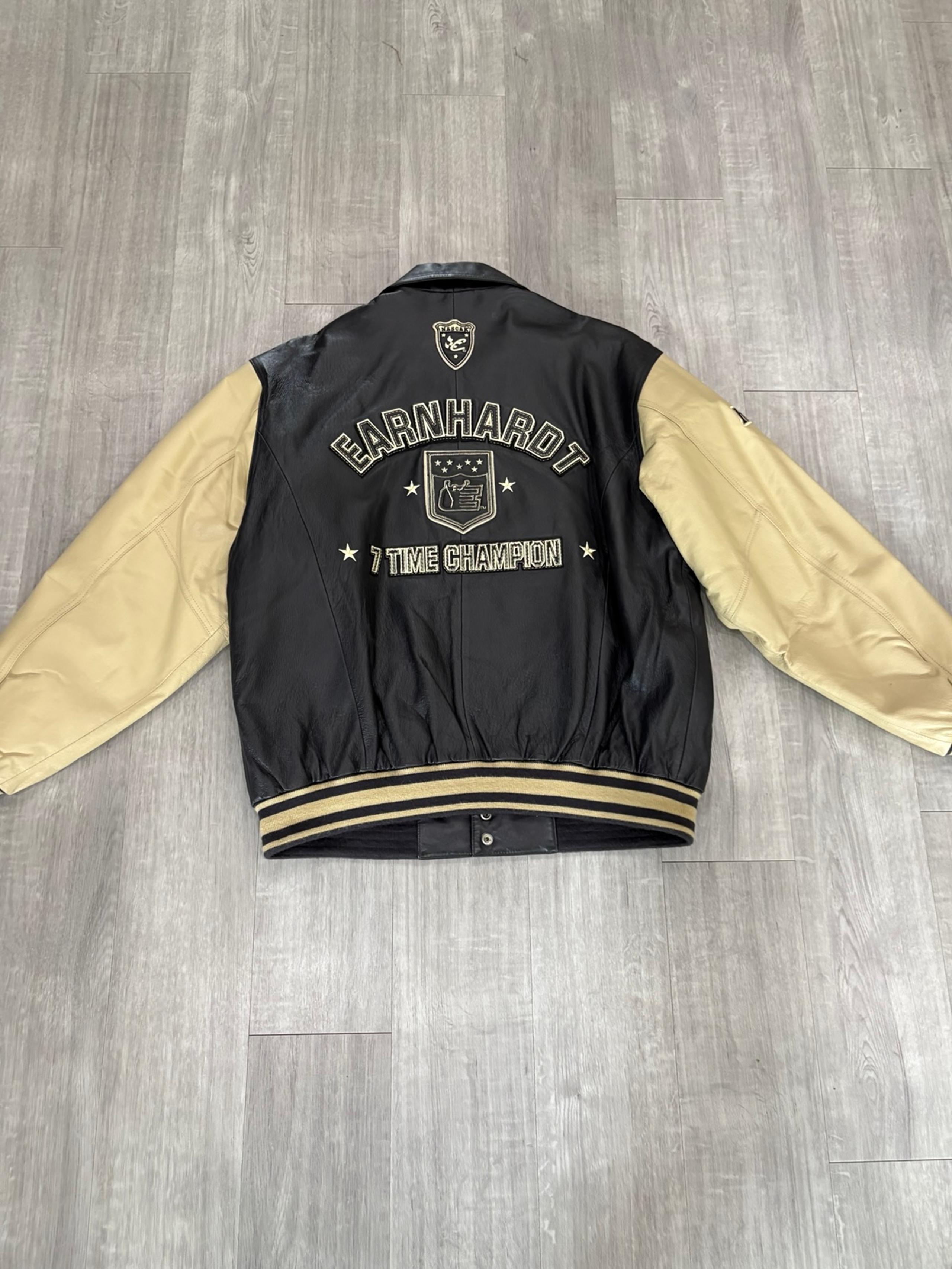 Chase Authentics NASCAR Dale Earnhardt Leather Legend Jacket Vintage Mens M