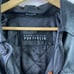PERRY ELLIS PORTFOLIO Black Leather Long Sleeve Blazer Jacket Coat Size Large