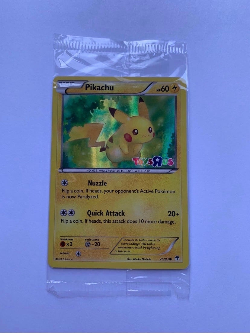 Pikachu Toys R Us Promo (Sealed) Near Mint Pokemon Toys R US