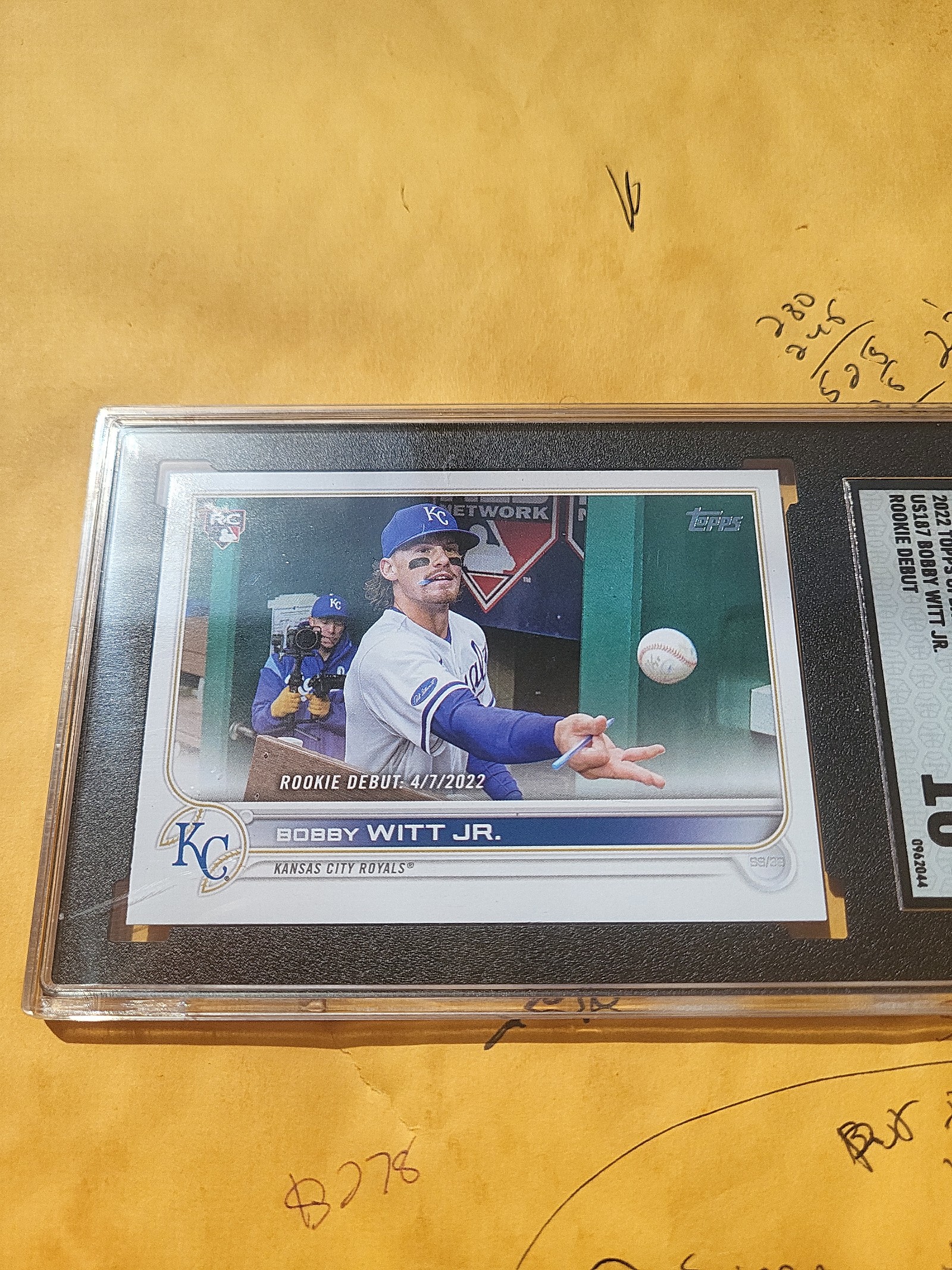 2022 Bobby Witt Jr topps update Sgc 10