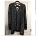 PINK ROSE STRAPPY CARDIGAN SWEATER LARGE