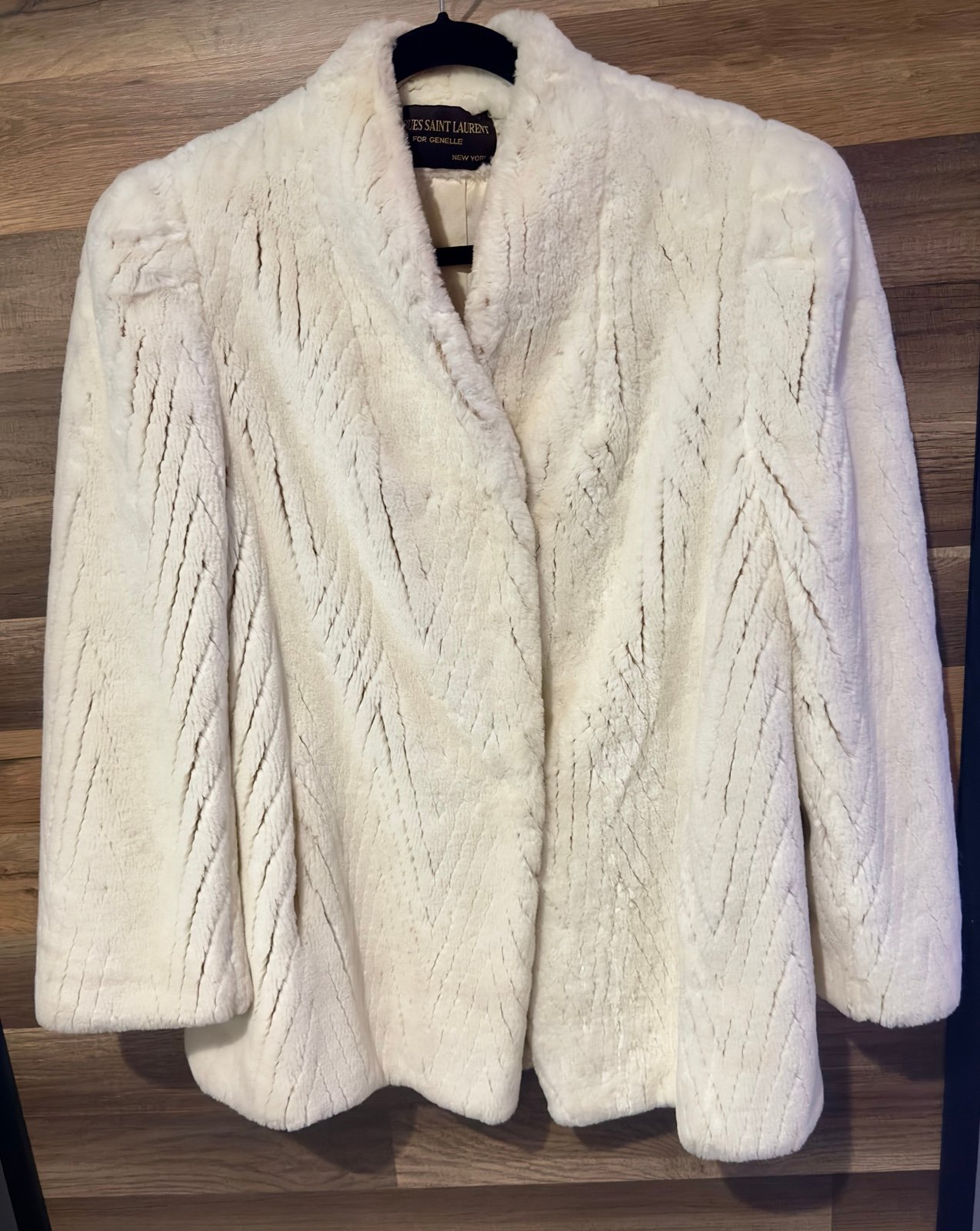 Jaques Saint Laurent fur coat