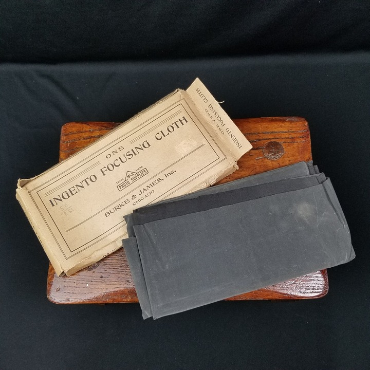 Ingento Focusing Cloth Large Format Camera Burke & James 1 Yard Vintage Supplies
