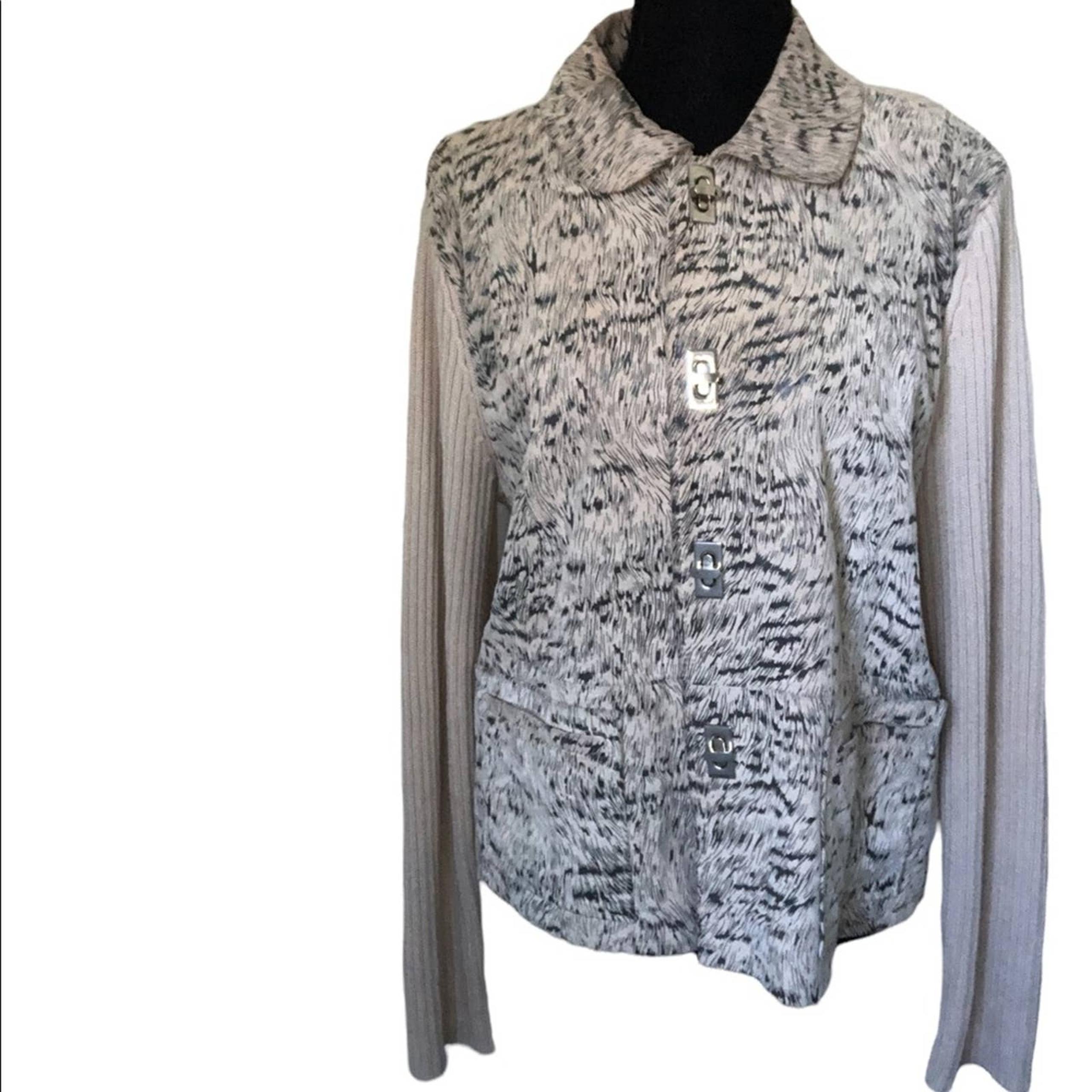 Lisa International Suede Sweater