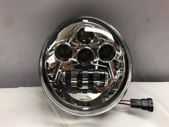 For Harley Davidson VROD V-ROD VRSC LED HEADLIGHT – CHROME