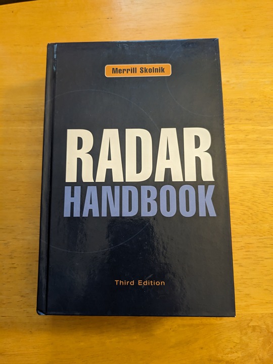 Radar Handbook 3rd Ed. Merrill Skolnik