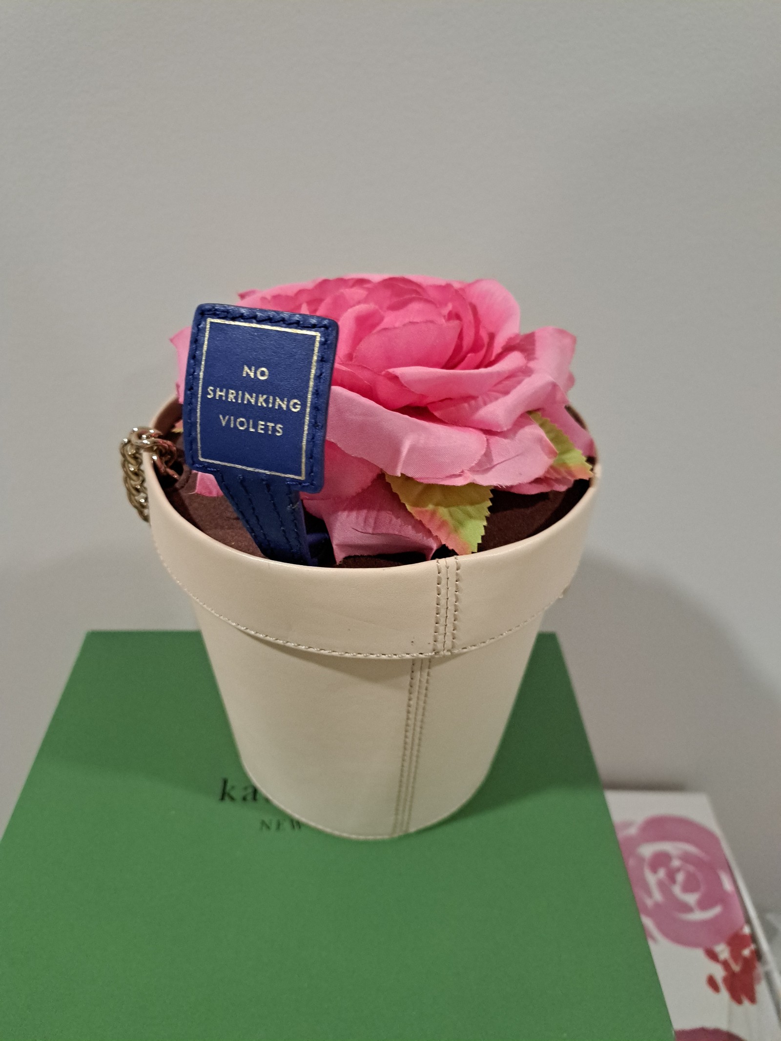 Kate Spade No Shrinking Violets Flower Pot Purse