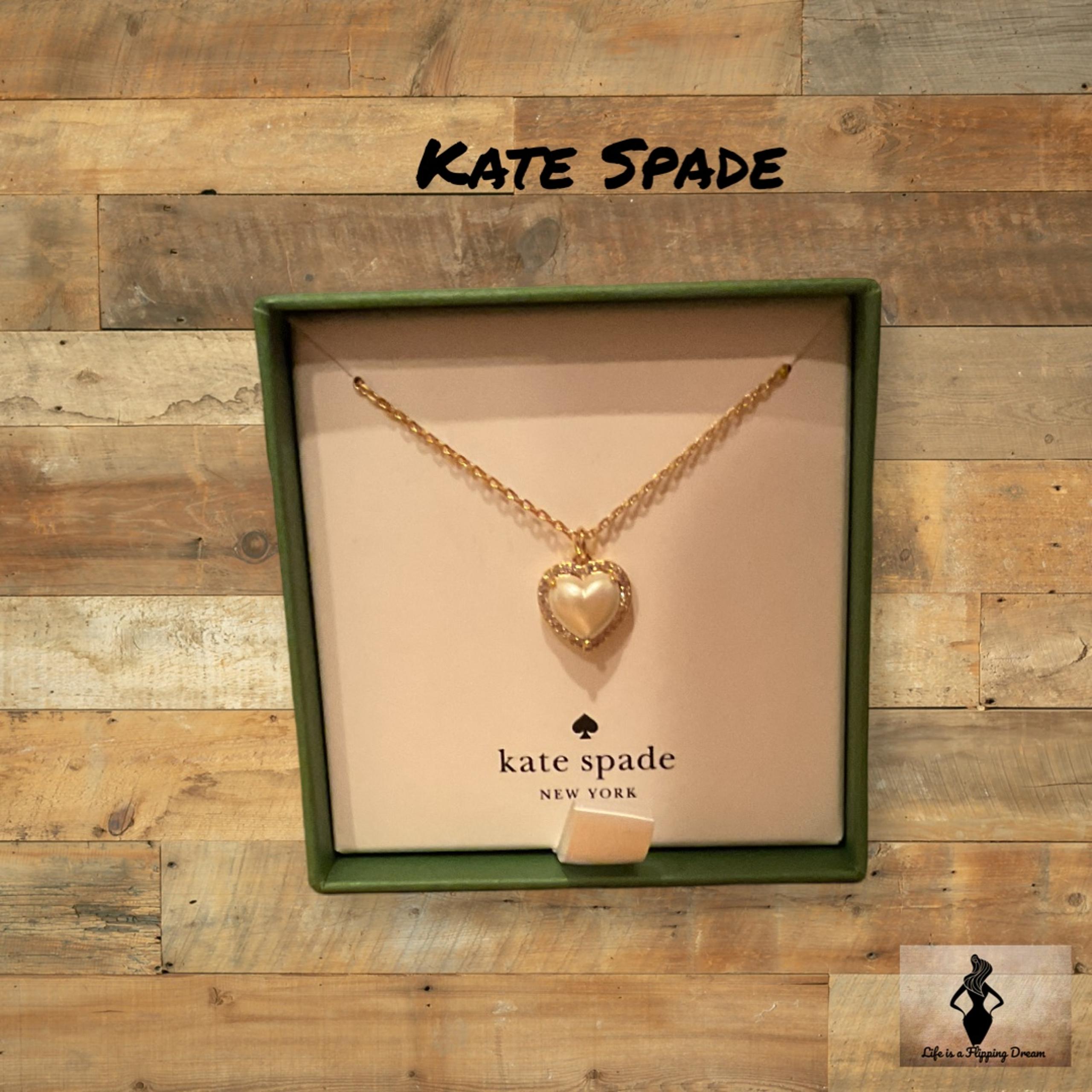 Kate Spade Pearl And Gold Detail Necklace New in Box