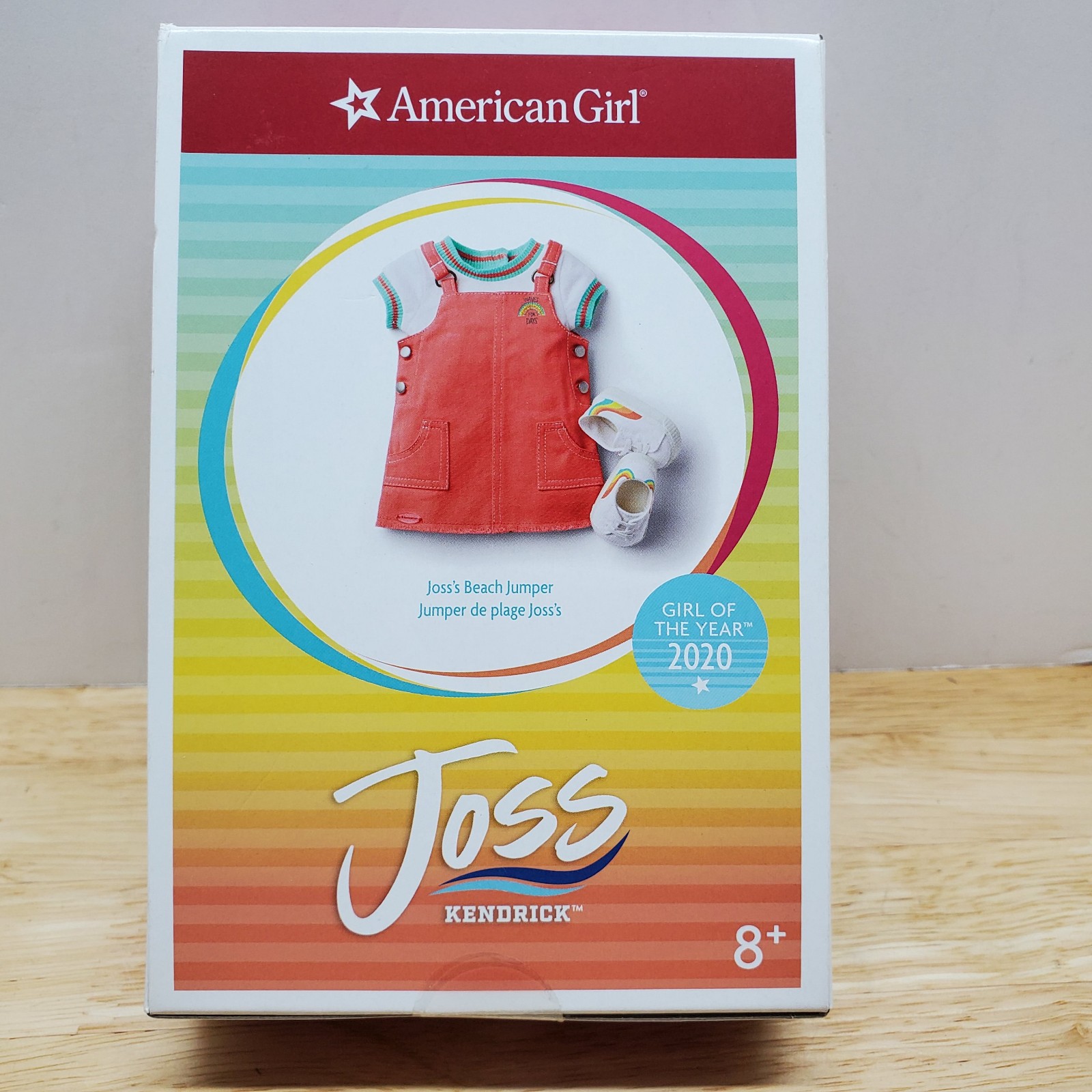 New American Girl Joss Kendrick Beach Jumper for 18” Dolls RETIRED HTF RARE