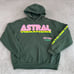 MNML Astral Vibrations Hoodie Men 3XL Ivy Green Pullover Graphic Print USA Made