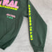 MNML Astral Vibrations Hoodie Men 3XL Ivy Green Pullover Graphic Print USA Made