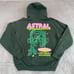 MNML Astral Vibrations Hoodie Men 3XL Ivy Green Pullover Graphic Print USA Made