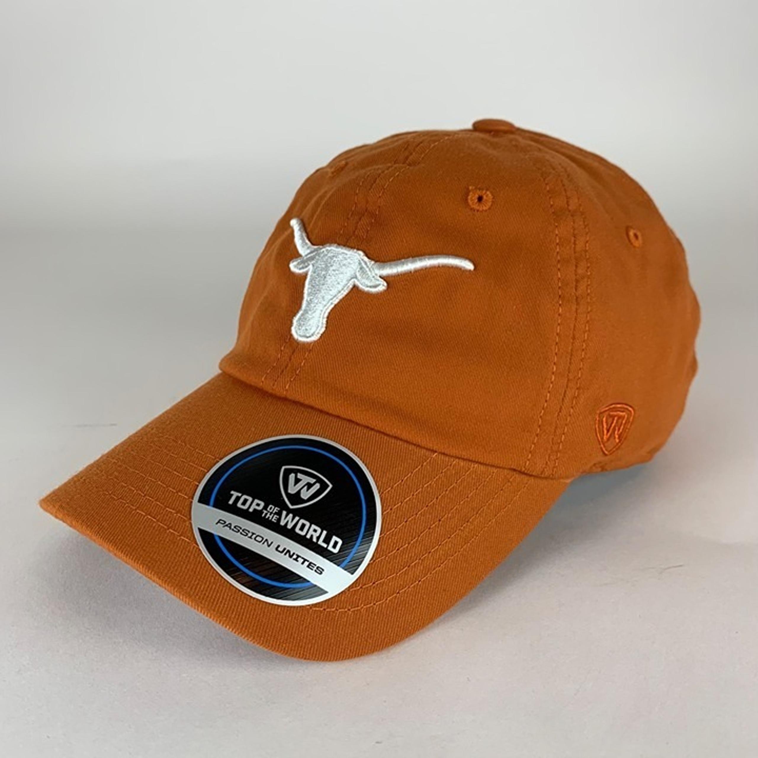 Texas Longhorns NCAA Orange Relaxed Fit Hat - Top of the World