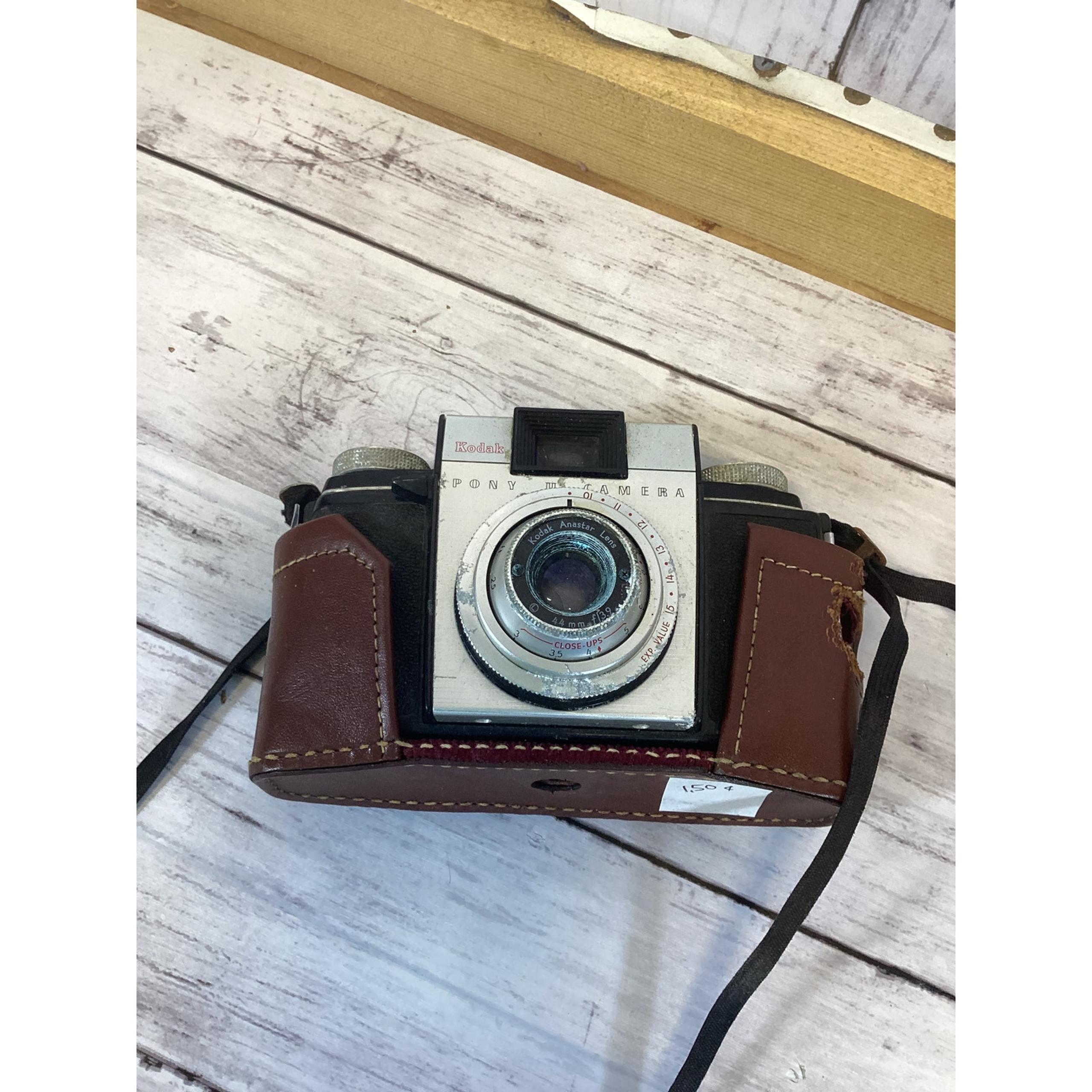 Vintage Kodak Pony ii film camera with Anastar 44mm f/3.9 lens