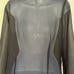 C-51 Giorgio Fiorlini Black Sheer Long Sleeve Tie Front Suit Jacket Size S