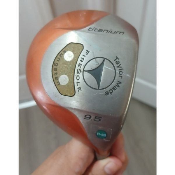 Taylor made, fire sole driver 9.5° RH,original grip S 90 bubble shaft