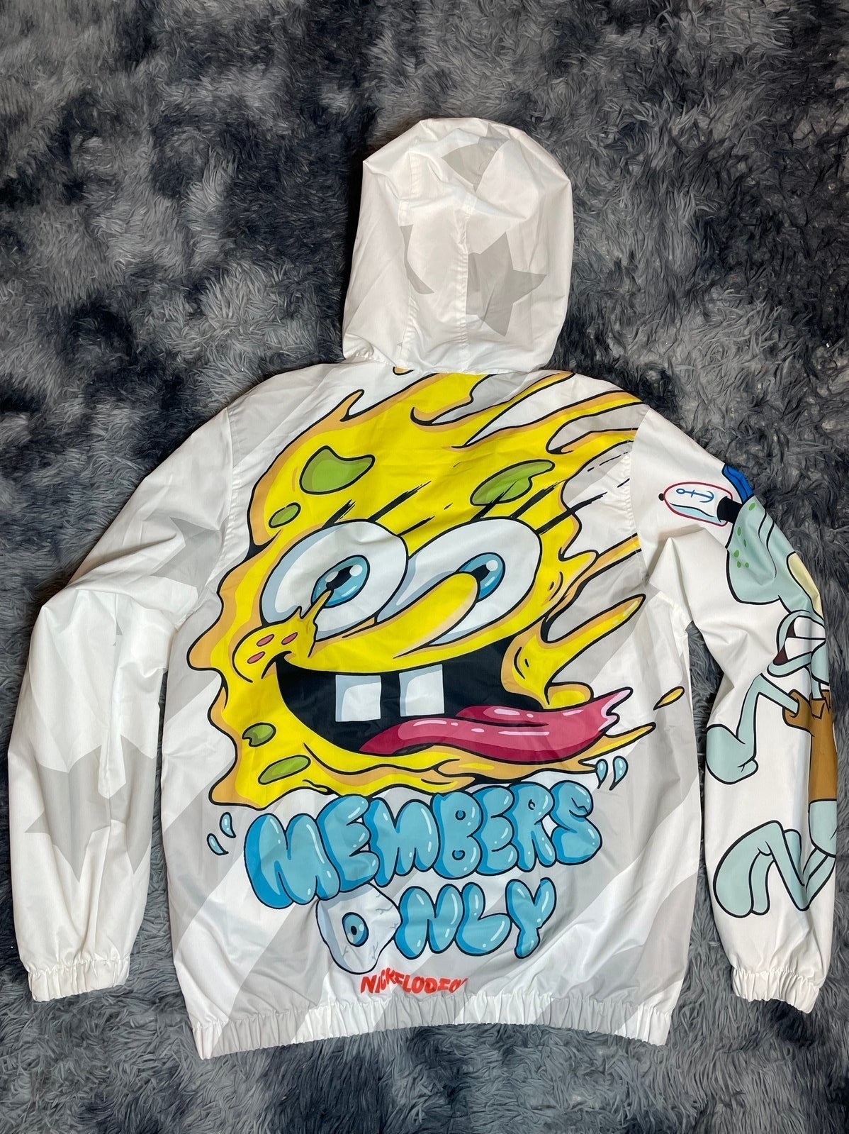 members only spongebob windbreaker