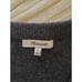 MADEWELL | Dashwood Balloon Sleeve V-neck Sweater - [Small, Charcoal Gray]