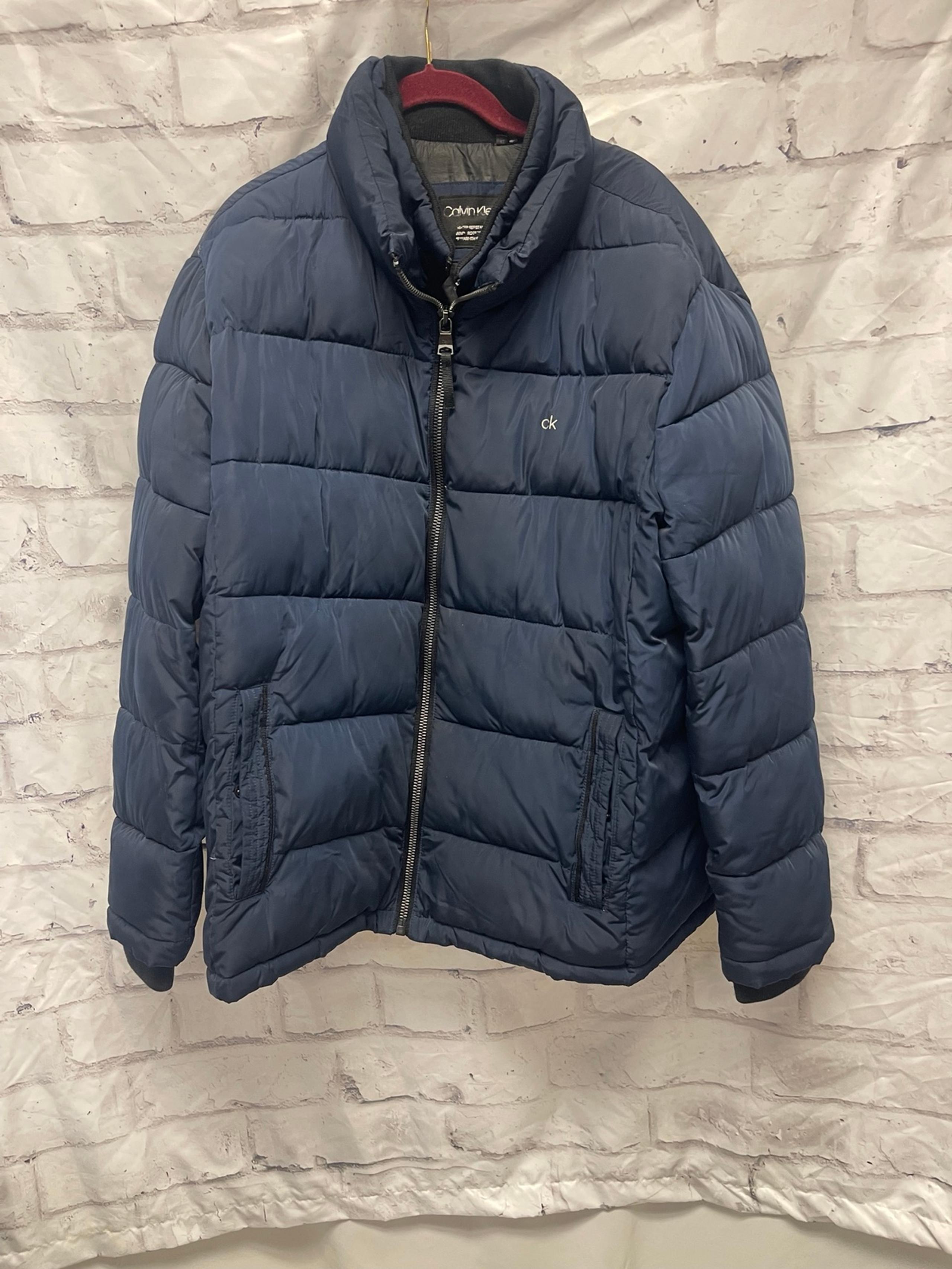 Men’s Calvin Klein Double Zipper Puffer Coat