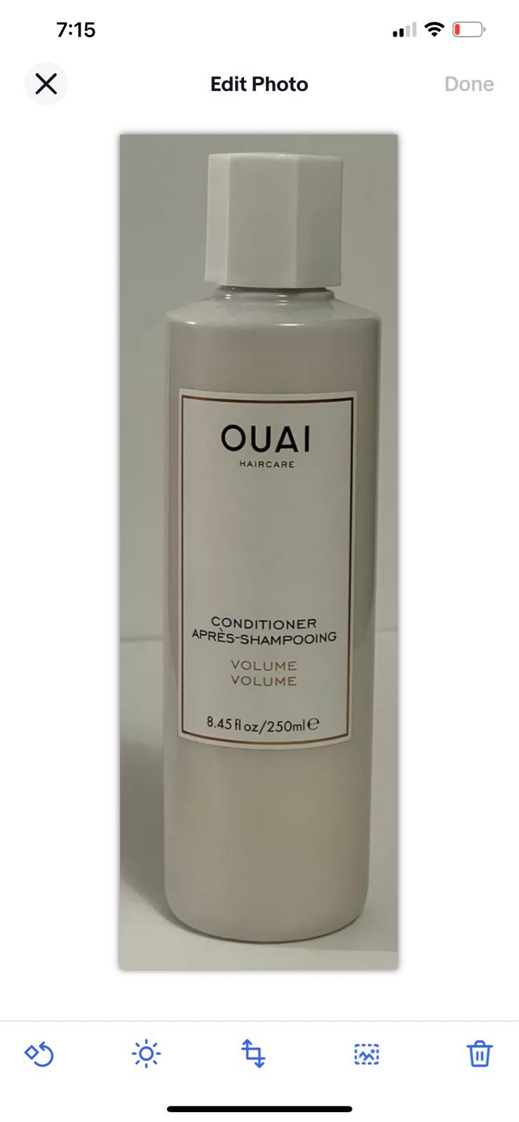 OUAI Haircare Conditioner Apres Shampooing Volume 8.45oz NEW
