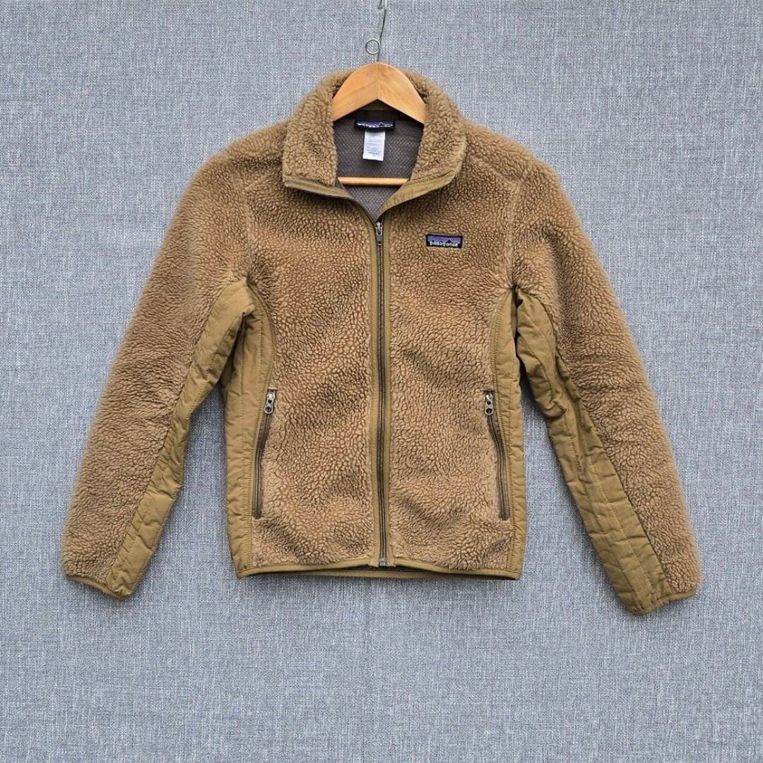 Patagonia Retro-X Fleece Jacket Tan Womens Sz XS