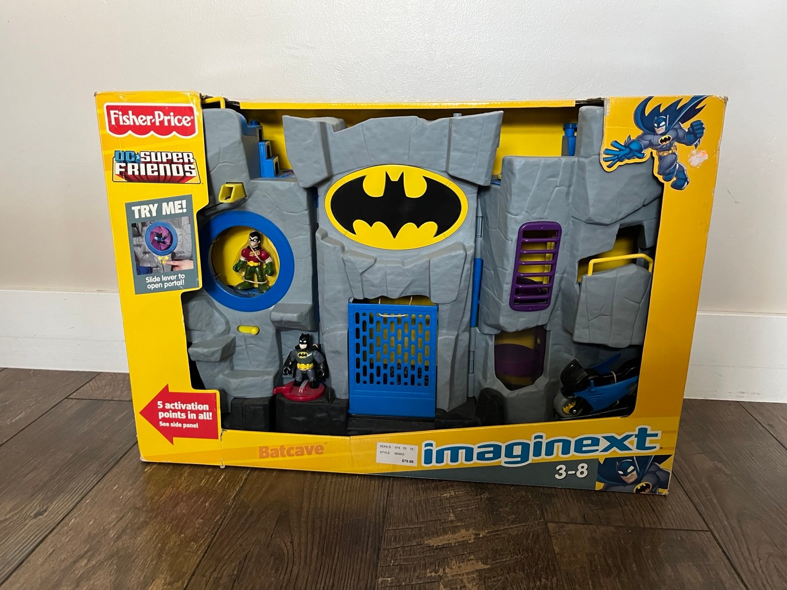 Imaginext DC Super Friends Batcave New Factory Sealed Batman Robin Fisher Price