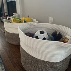 21.7 x 21.7 x 13.8 Laundry Hamper, Basket Storage