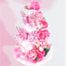 Butterflies Diaper Cake, Flowers Cake