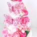 Butterflies Diaper Cake, Flowers Cake