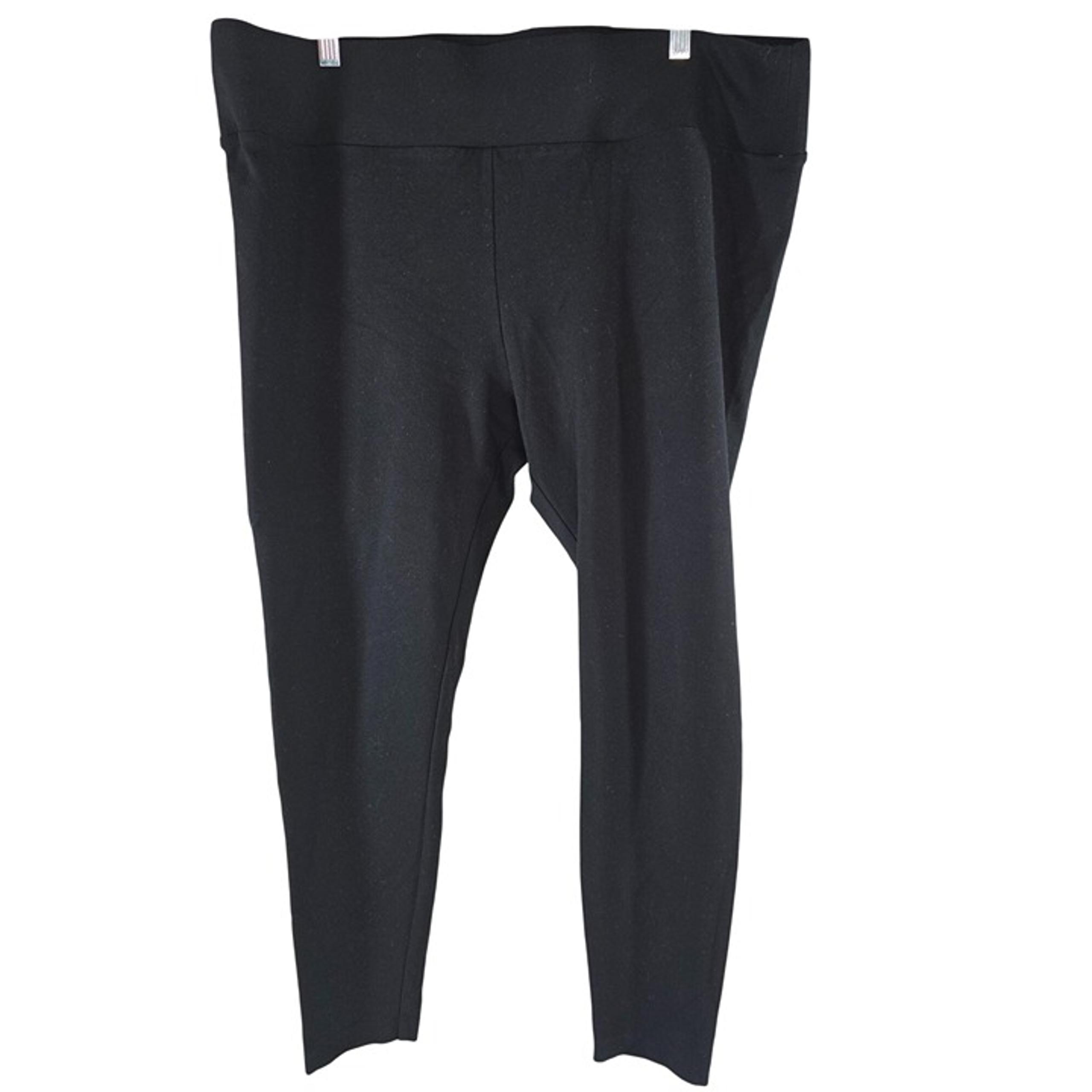 Size 2X Women's Black High-Rise Pull-on Pants - Vince Camuto
