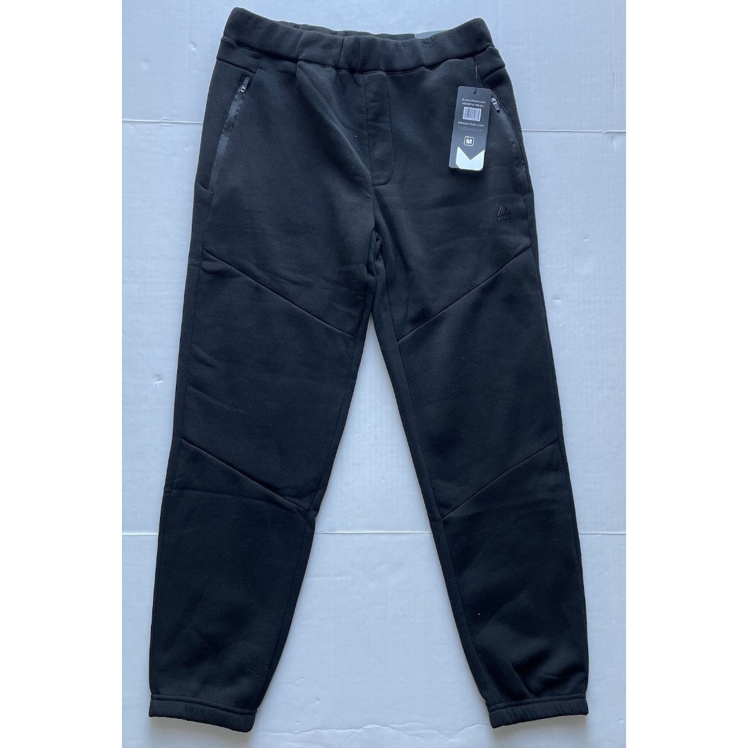 RBX Mens Fleece Pants Comfort Fit Sweatpants Casual Joggers Size M Black