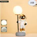 1pc Creative Astronaut Space Themed Atmosphere Lamp, Portable Usb Adjustable