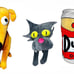 Simpsons Universal Studios Santa’s Little Helper Snowball Simpsons Duff Beer