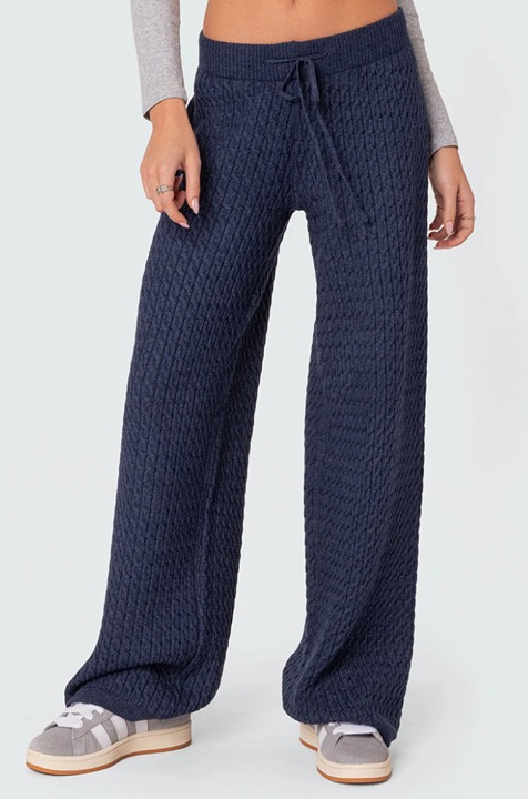 NWT EDIKTED Portia Cable Knit Pants - Size XS